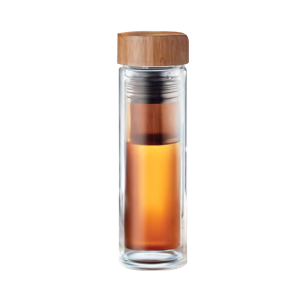 Double-wall in High Borosilicate Glass Bottle
