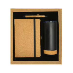 Cork Notebook Ball Pen and Tumbler Gift Sets 