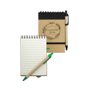 Recycled Spiral Notepad with Soft-touch Covers