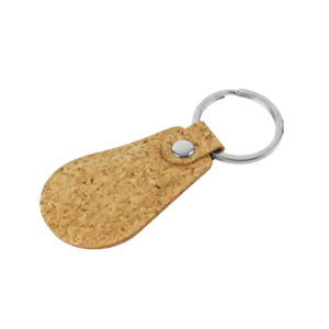 Cork PU Keychains