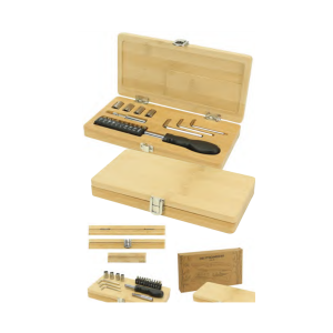 Tool Kit Set in Bamboo case
