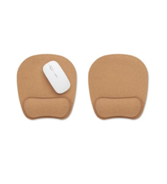 Ergonomic Cork Mouse Pad with Wrist Support