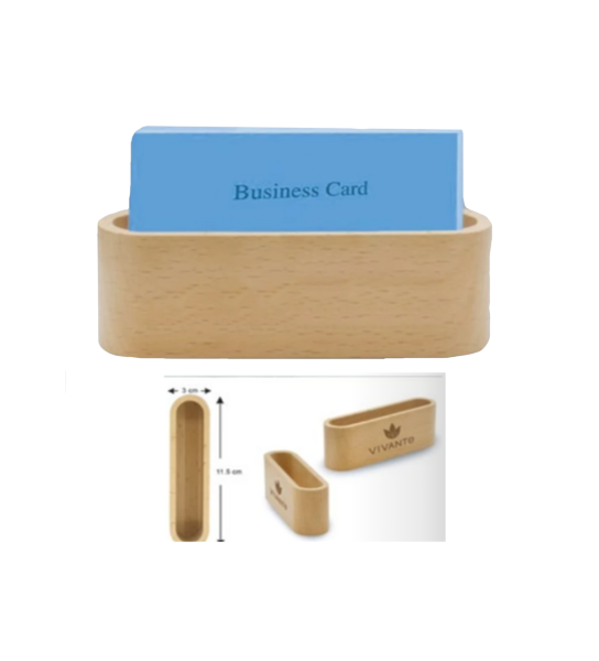 Bamboo Card Holder