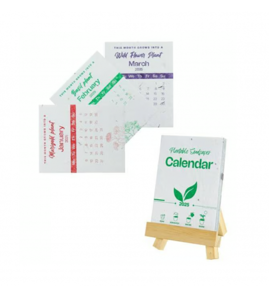 2025 Table Calendars with Plan table Seeds