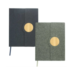A5 RPET Notebooks with Bamboo & Magnetic Closure