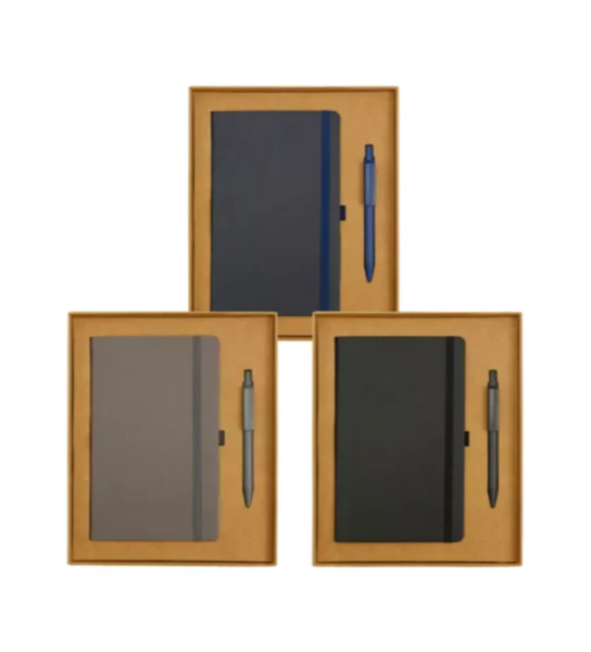 A5 Notebook and Dot Recycled Pen Italian Gift Sets