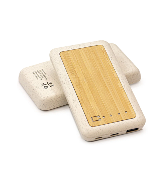 Wheat Straw Bamboo Power Bank