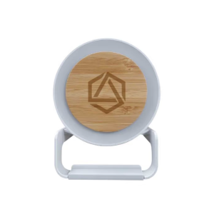BT Speakers with 10W Wireless Charging & Night Lamp