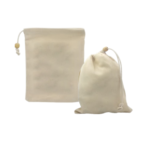Drawstring Cotton Pouch Bag