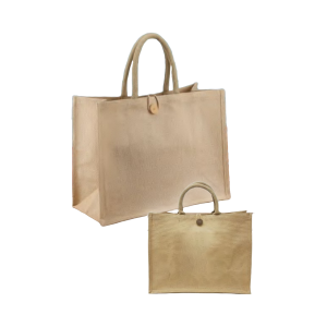 Jute Bag with Cotton Padded Handle