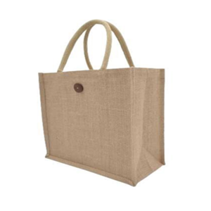 Jute Bags with Lamination and Button 