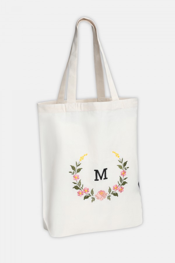 Tote Bag with Lettering