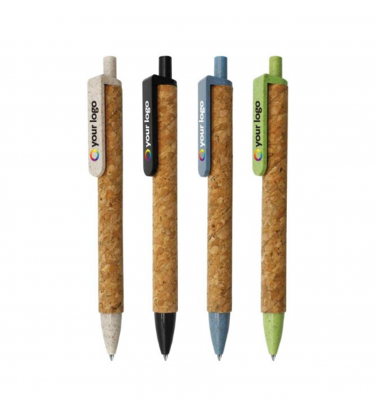 Wheat Straw and Cork Pens